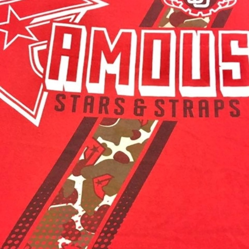 MEN'S FAMOUS STARS AND STRAPS x METAL MULISHA TWITCH TOP 2XL RED TSHIRT